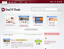 Tablet Screenshot of dealndeals.in